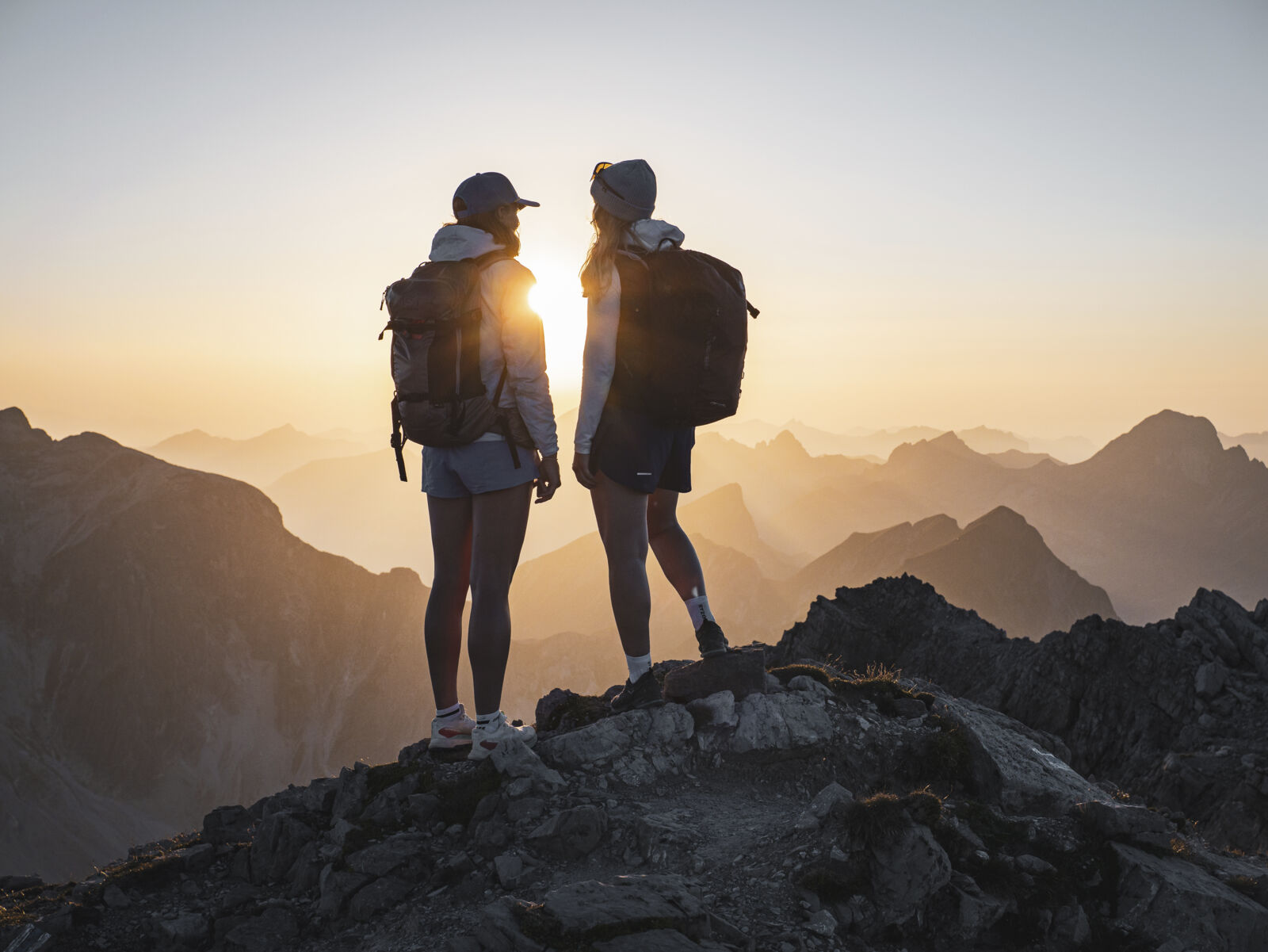 Mohnenfluh Alpines Wandern Lech und Zuers