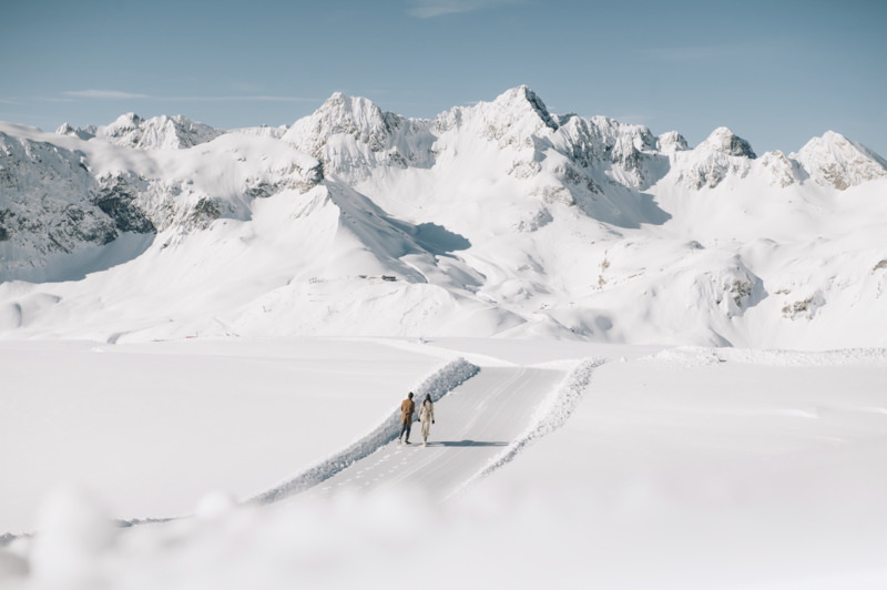 Rüfikopf Winterwandern in Lech und Zürs